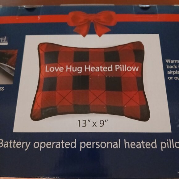 Micro Flannel Electric Battery Operated Mini Pillow 9 X 13 NIB - Picture 6 of 7